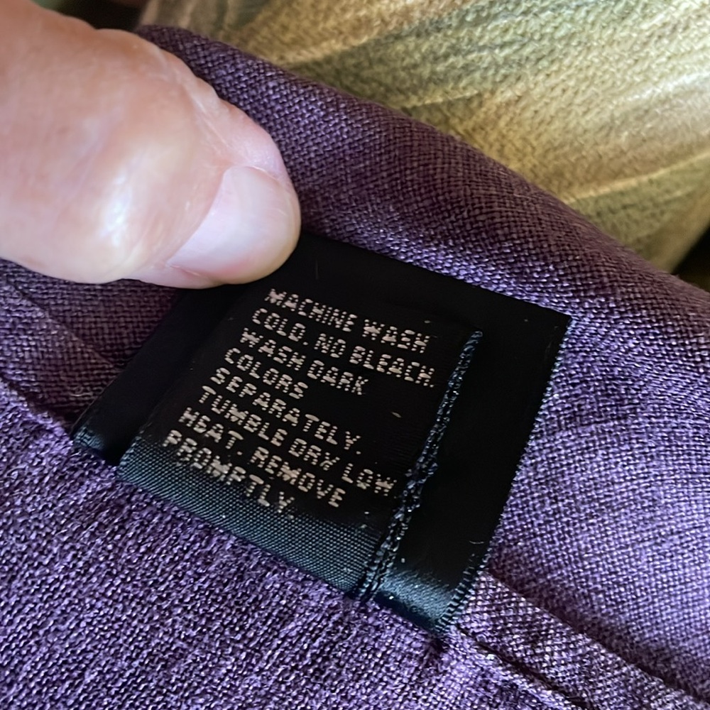 Vintage TSD Purple Hemp Jacket size Small - Picture 8 of 8